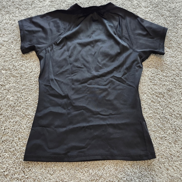 ROXY SWIM Rashguard RASH Guard T SHIRT Black Extra Small - Picture 4 of 4